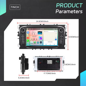 Estéreo para Auto con Pantalla Táctil HD de 7 Pulgadas, CarPlay Inalámbrico, Android Auto, GPS, WiFi, 6+128GB, Calidad Original para Ford Focus y Mondeo - Product Image 5