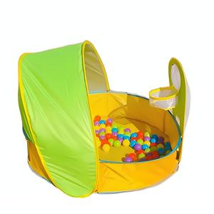 Tienda de juegos de playa para niños de color amarillo-verde, piscina de bolas divertida e interacción entre padres e hijos para el verano - Product Image 5