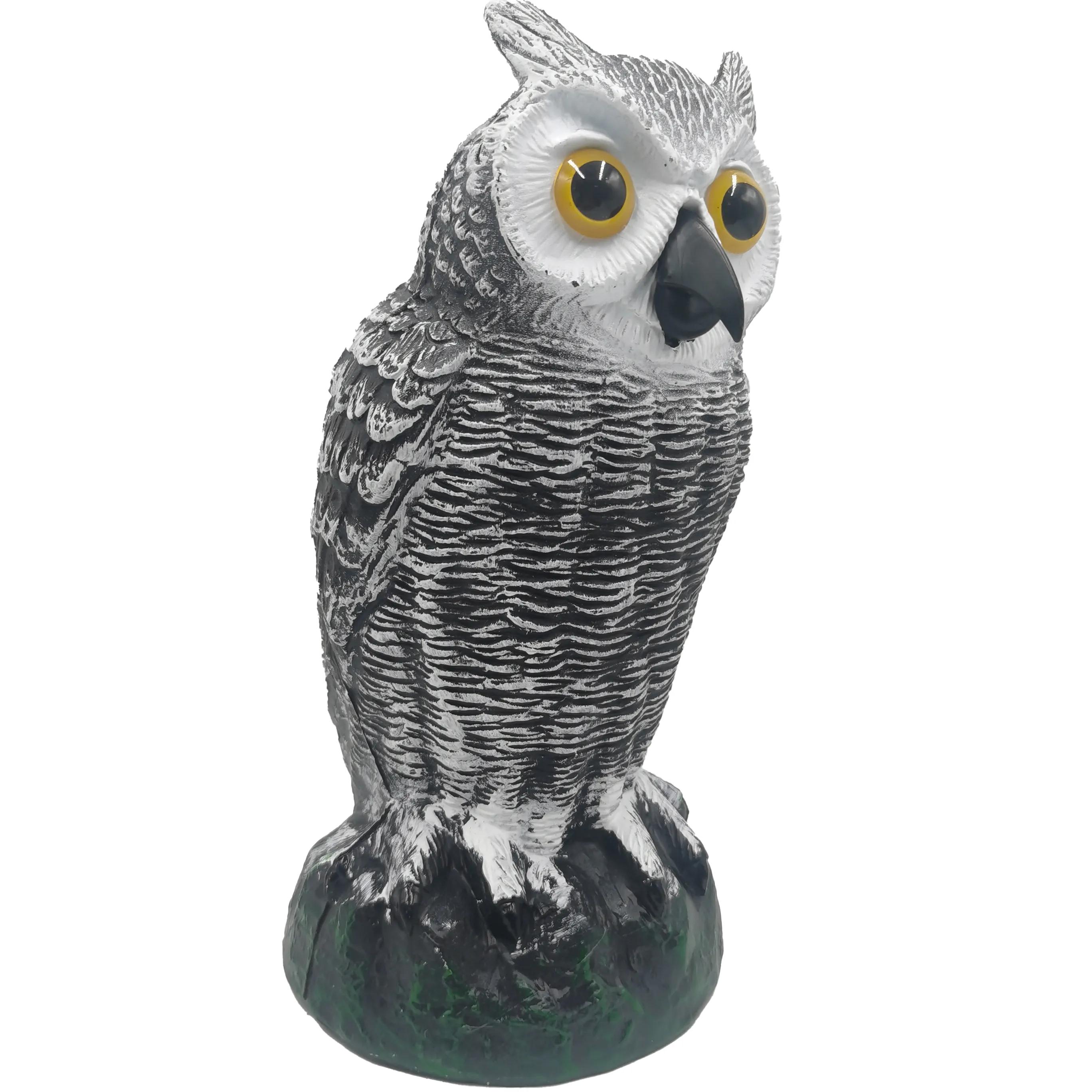 Night Owl Resin Ornament Simulated Long Eared Owl-shaped Garden Birds Statue Sculpture Lawn Scene Indoor Outdoor Decor