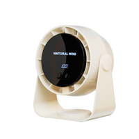 Ventilateur de bureau silencieux 100 vitesses avec écran intelligent, mini USB, rechargeable, portable, mural, petit ventilateur de refroidissement extérieur