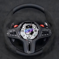 Volant de voiture en fibre de carbone avec chauffage pour BMW G20 G30 G21 G22 G23 Série 3 320i 325i 330i 2019 2020 2023