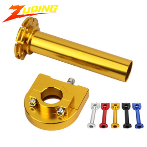 มือจับคันเร่งซูชิงขนาด 22 มม. ผลิตจากอะลูมิเนียมอัลลอยด์ CNC แบบดัดแปลงขนาดใหญ่ สำหรับรถจักรยานยนต์ออฟโรด - Product Image 1