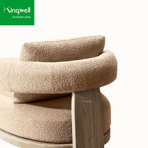 Ensemble de mobilier de jardin de luxe, chaise longue de plage, piscine, chaise longue d'extérieur en teck massif pour le bord de la piscine - Product Image 5