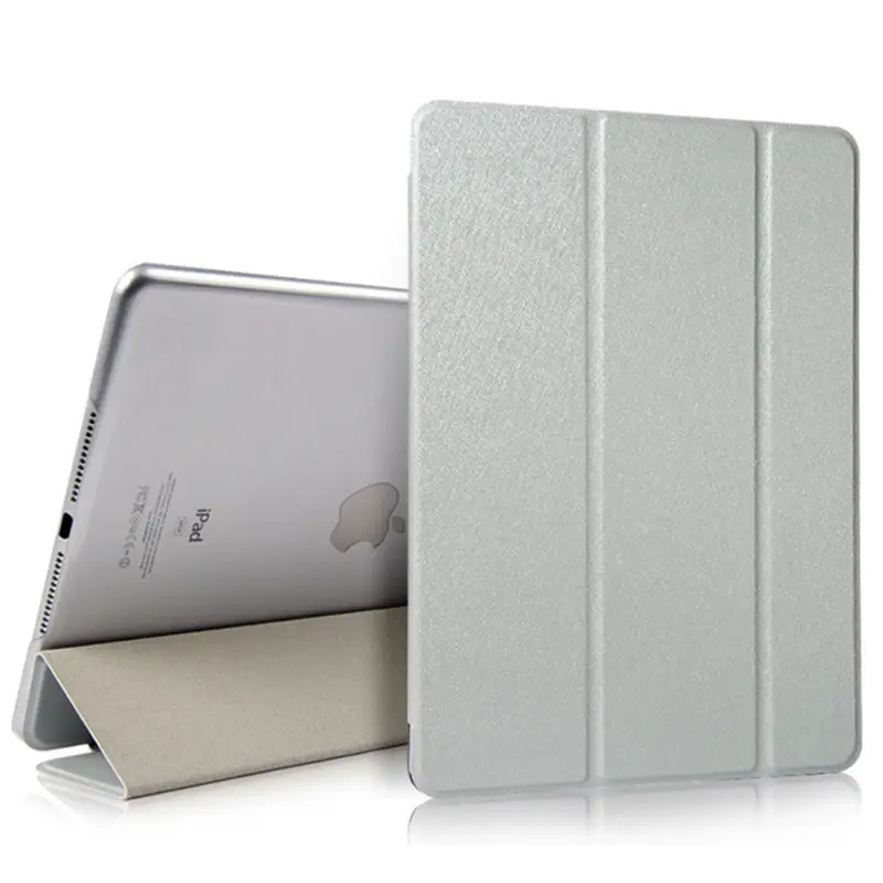 Transparent Solid color simple cover For Apple iPad Air2 Smart Cover Case For iPad 9.7 /5/6/7/8/9