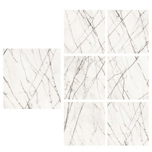 Carreaux de sol en porcelaine Floral Satuario 800x800mm (80x80cm) blancs, aspect granit, pour intérieurs, Maldives - Product Image 4