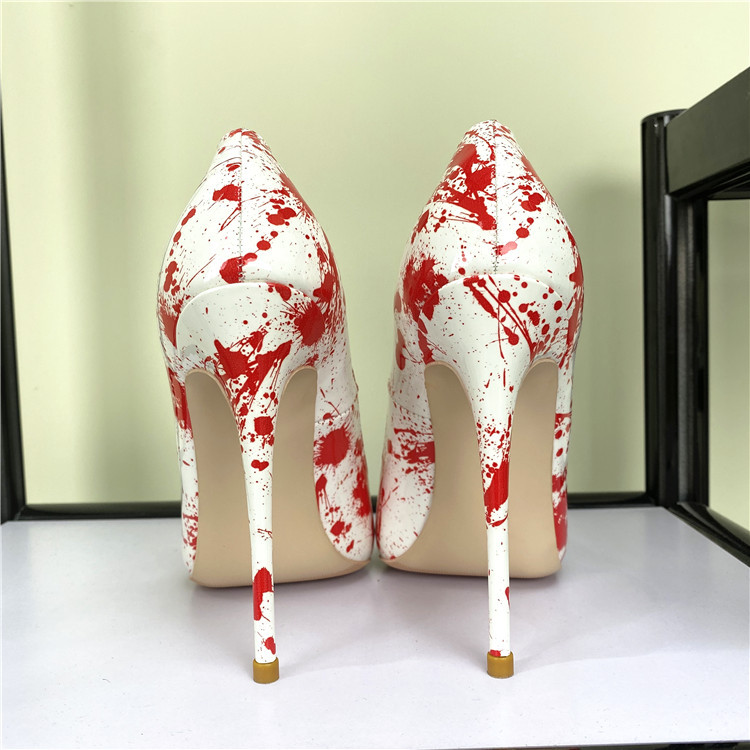 Red and white 12cm