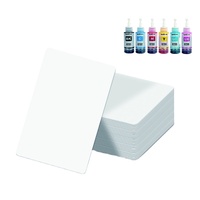 Carte PVC vierge imprimable de haute qualité personnalisée pour contrôle d'accès, carte NFC, cartes de visite en plastique mat