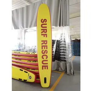 OEM/ODM şişme kurtarma kurulu Sup ayakta kullanılan kürek kurulu sörf cankurtaran uzun kurulu