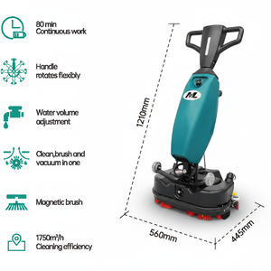 Nettoyeur de sols automatique <span class=keywords><strong>professionnel</strong></span> 50L à conducteur marchant à pied CE - Product Image 2