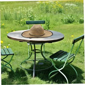Sombreros de Paja de Guardavidas con Protección Solar para Verano, Sombreros de Paja Naturales con Parche de Logotipo Personalizado, Sombreros de Paja para Surf, Safari, Playa, Panamá - Product Image 6