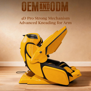 เก้าอี้นวดพับได้แบบเต็มตัว รุ่นไฮเอนด์ อัลตร้า 4D พร้อมราง SL ระบบ Zero Gravity ยืดแบบ<span class=keywords><strong>ไทย</strong></span> แขนหุ่นยนต์หลายข้อต่อ - Product Image 1