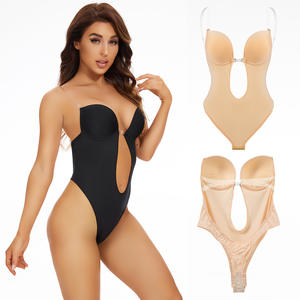 <span class=keywords><strong>Body</strong></span> sculptant sexy sans bretelles pour femme, <span class=keywords><strong>dos</strong></span> profond, avec armatures, push-up, string, idéal pour robes de mariée - Product Image 4