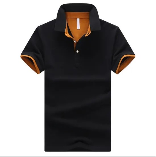 2021 Summer New Design Custom Logo Men Clothes Short Sleeved T Shirt Casual Lapel Business Polo Shirt