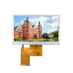 공급 업체 재산 회사 4.3 인치 TFT LCD 넓은 온도 800X480 해상도 디스플레이 LCD 매우 작은 LCD 화면