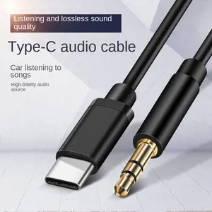 Kebaolong Typ-C-Audio kabel 3,5mm Patchkabel Auto-Audio-Lautsprecher Aux-Kabel digitale DAC-Decodierung
