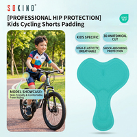 Coussinets de cyclisme 3D sans couture pour garçons, en Spandex/Nylon respirant, séchage rapide, écologique, avec mousse perforée pour le cyclisme