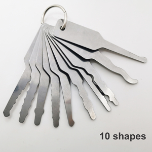 أداة فتح الأقفال من الفولاذ المقاوم للصدأ أدوات فتح السيارات طقم فتح أبواب السيارة أداة أقفال آمنة مستلزمات صانع الأقفال - Product Image 2