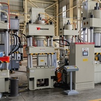 Presse hydraulique automatique à quatre colonnes Yiwei YQ32-160T avec pompe, roulement et réservoir de pression