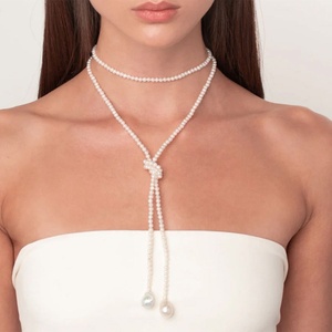 Colliers ras du cou superposés en perles d'imitation, pendentifs breloques, bijoux fantaisie personnalisés pour femmes, style DIY - Product Image 2