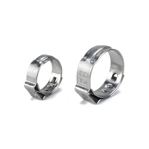 Abrazadera de Acero Inoxidable para Tubería PEX de 17.2 mm con Anillo Sellado para Plomería - Product Image 1
