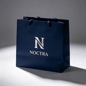 Custom Eco Friendly Recyclable Luxury Kraft <b>Paper</b> Carrier <b>Bag</b> with Custom Logo Printed for Craft & <b>Gift</b> Packaging - Product Image 3