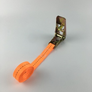 Sangles à cliquet sans fin <span class=keywords><strong>2</strong></span> pouces x <span class=keywords><strong>2</strong></span> m sans crochets, résistance à la rupture de 1200 kg, zinguées, certifiées CE pour moto, camion, remorque - Product Image 3