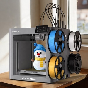 Imprimante 3D haute vitesse Creator 5 avec nivellement automatique, multicolore, FDM, pour laboratoire, QIDI Creator 5, entièrement autonome - Product Image 1