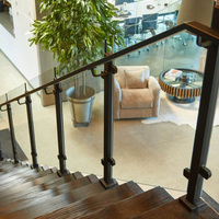 Système de fixation pour balustrade en verre en acier inoxydable SS304/316 EKOO Factory Direct – Poteaux et serre-câbles pour balcon en verre trempé