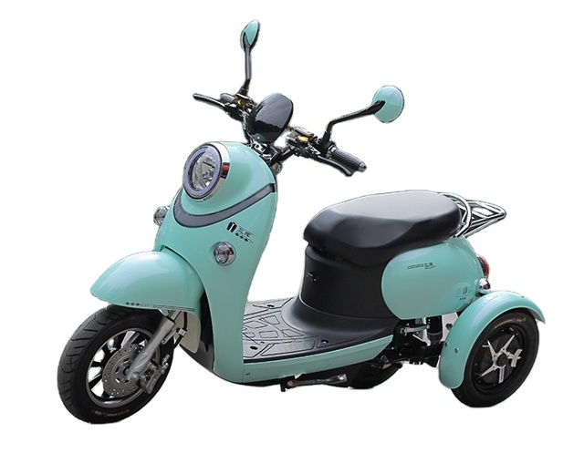 Double Motor 800W Open Body Three-Wheel Electric Tricycle Electric Motorcycle Scooter
