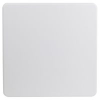 AJUNION Table d'événement pliante carrée en plastique Table de mariage blanche Table pliante portable pour l'intérieur et l'extérieur