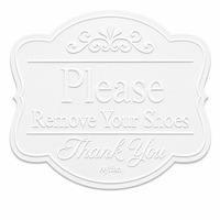 Plaque en métal vintage « Veuillez retirer vos chaussures », plaque rustique en métal, élégante enseigne rétro pour la maison, le hall d'entrée, la véranda, décoration murale