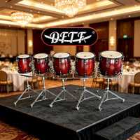 PaiGu (Set of 5) DFWY-1 Traditional Chinese Tuned Drums with Stand and Wheels