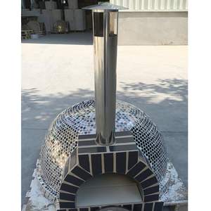 Offre Spéciale Four à pizza à briques multi-combustibles de classe A Efficacité énergétique Matériau céramique intégré pour installation en extérieur - Product Image 6