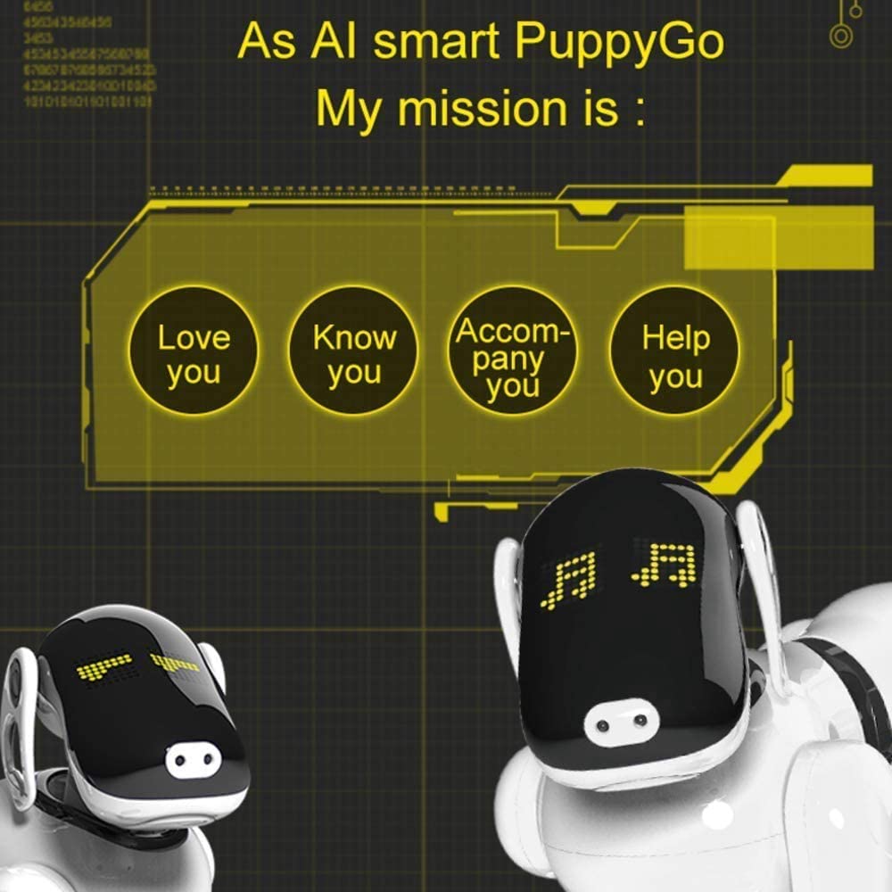 thumbnail image 2 of Xiuganpo Smart Robot Dog, Voice Control And Remote, AI Programmable Quadruped Robot, Cute Remote Control AI Dog, For Adults/Kids 2 of 10