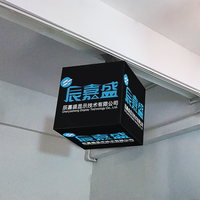 Colore pieno interno cinque lati LED cubo schermo pubblicità commerciale 3D Video Logo OEM Poster digitale con funzione SDK