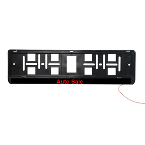 Tùy chỉnh kích thước Châu Âu <span class=keywords><strong>Led</strong></span> Logo Light Up tấm giấy phép khung nhựa - Product Image 1