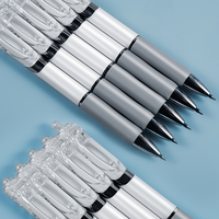 Stylos à encre gel ergonomiques rétractables avec pointe ST de 0,5 mm, encre à séchage rapide pour étudiants et employés de bureau