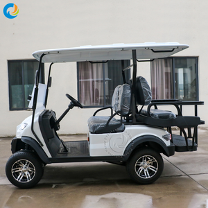 Voiturette de golf électrique certifiée CE avec 4 sièges, moteur AC, batteries lithium et plomb-acide 48V - Product Image 5