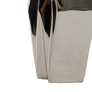 Vaso geometrico in metallo con tappo in pietra, decorazione moderna da tavolo per soggiorno, camera da letto, ufficio - Product Image 5