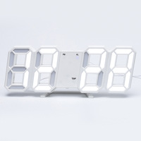 Reloj Despertador Digital LED 3D Creativo, con Indicador de Temperatura, PM/AM, Estilo Europeo, Forma de Rombo