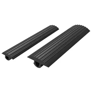 Verified Supplier 20A rubber seal t slot aluminum profile cover Anti-slip t slot tread strip in black 30A/40A/45A #4116