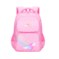 Nouveau sac d'école en nylon Oxford pour filles, élèves du primaire, classes 16, sac à dos léger anti-douleur dorsale, grande capacité