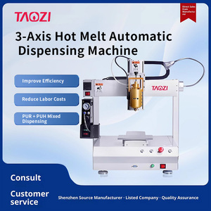 آلة توزيع أوتوماتيكية ثلاثية المحاور للمواد السائلة مثل السيليكون والغراء الساخن والبولي يوريثان، مع نظام تحكم رقمي للطباعة بالأشعة فوق البنفسجية، مناسبة للوحات الدوائر المطبوعة - Product Image 2