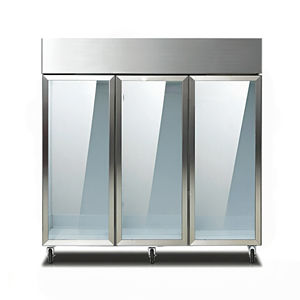 Puerta de Vidrio Templado para Cuarto Frío, Comercial, Transparente, de Doble Temperatura, con Enfriamiento por Aire, Suministro de Fábrica - Product Image 5