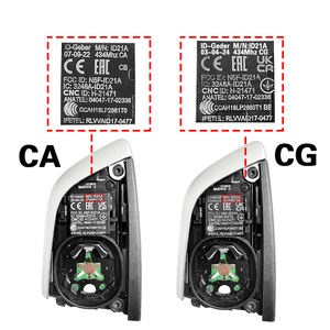Clé de télécommande intelligente d'origine CN006133 pour <span class=keywords><strong>BMW</strong></span> Classe G, <span class=keywords><strong>4</strong></span> boutons, FCC <span class=keywords><strong>ID</strong></span> : N5F-ID21A, IC : 3248A-ID21A, 434 MHz, puce 49 - Product Image 3