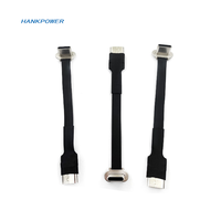 Type C 4 broches mâle à femelle FPC câble souple à Angle droit USB C 4p charge de données FPV FPC câble plat