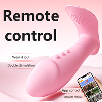 Vibrateur Point G Culotte Portable Télécommandé par Application, Culotte Vibrante en Silicone pour le Plaisir Vaginal, Jouets Sexuels pour Adultes Femme et Couple