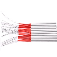 Cartouche chauffante électrique personnalisée 24V 48V, 12mm 14mm 16mm, à extrémité unique, avec câble de 1M pour allumeur de poêle à granulés