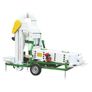 5XZC-7.5DXA peas and beans cleaning and grading machine with wind sorting and vibration screen