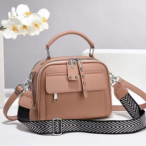 Bolso Urbano Impermeable con Múltiples Cierres, Bolso de Mano de Gran Capacidad para Mujer, Moderno y a la Moda, con Correa Ancha para Llevar al Hombro o Cruzado - Product Image 4